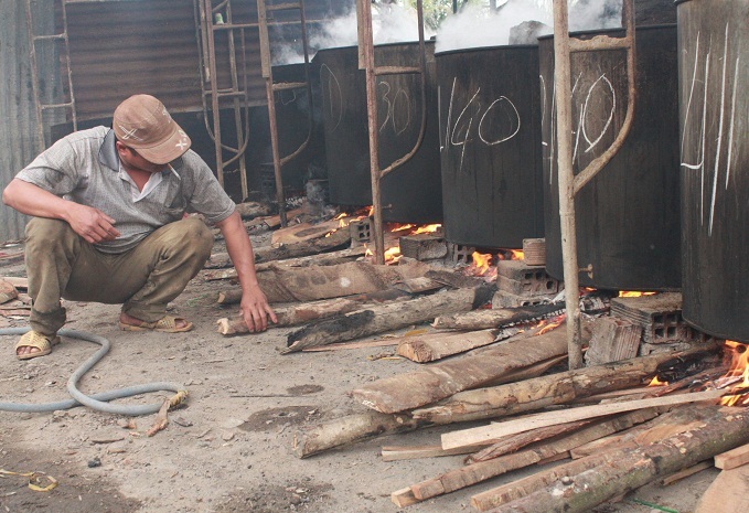 Xóm bánh chưng, bánh tét truyền thống Bàu Sen (TP Quy Nhơn, Bình Định)