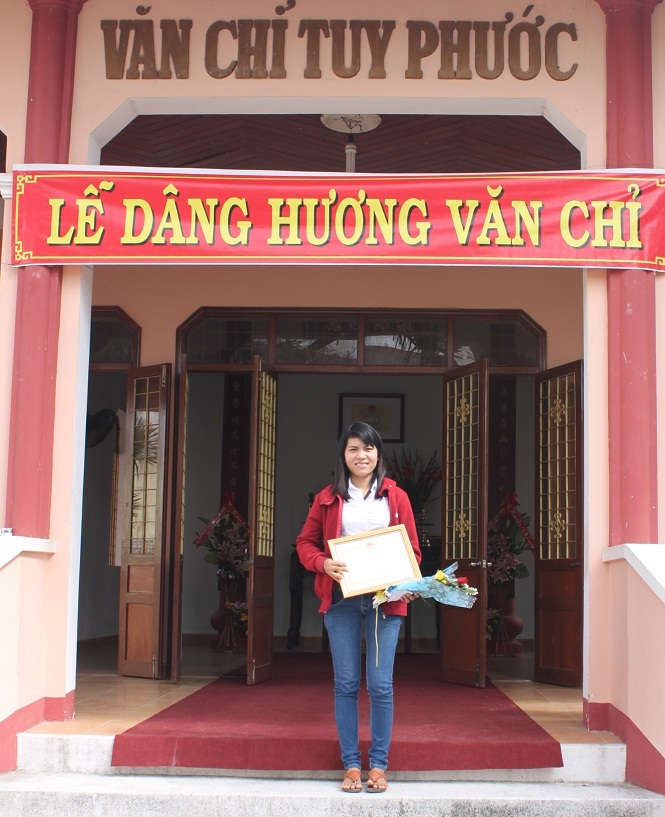 Mồ côi cha mẹ, nhà nghèo nhưng Bảy luôn nỗ lực học tập tốt.