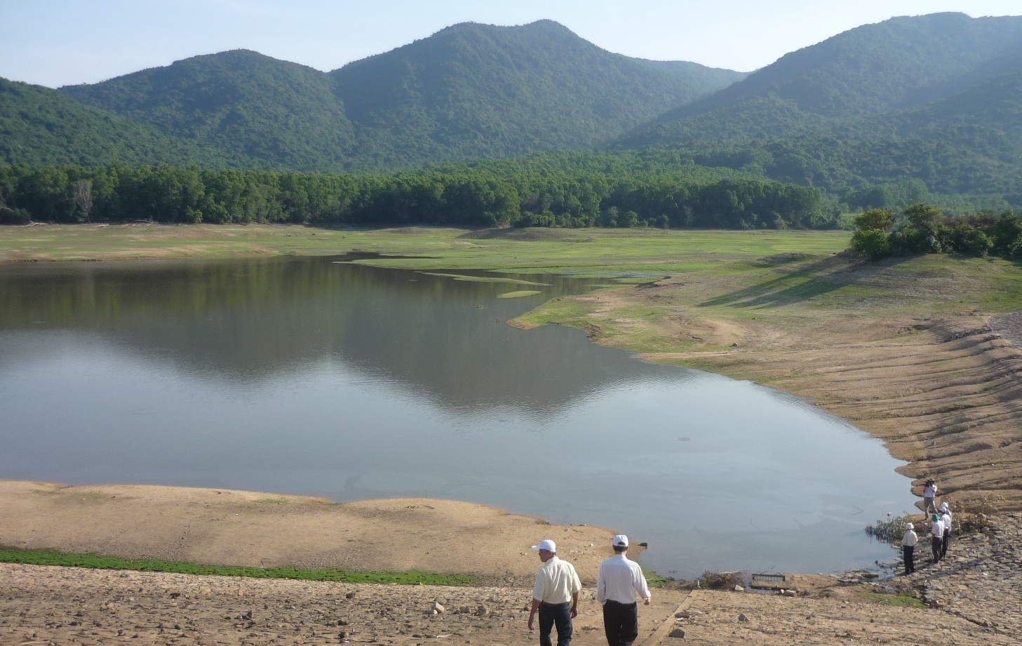 Nhiều hồ chứa nước trên địa bàn tỉnh Bình Định cạn kiệt nước không còn khả năng tưới cho cây trồng