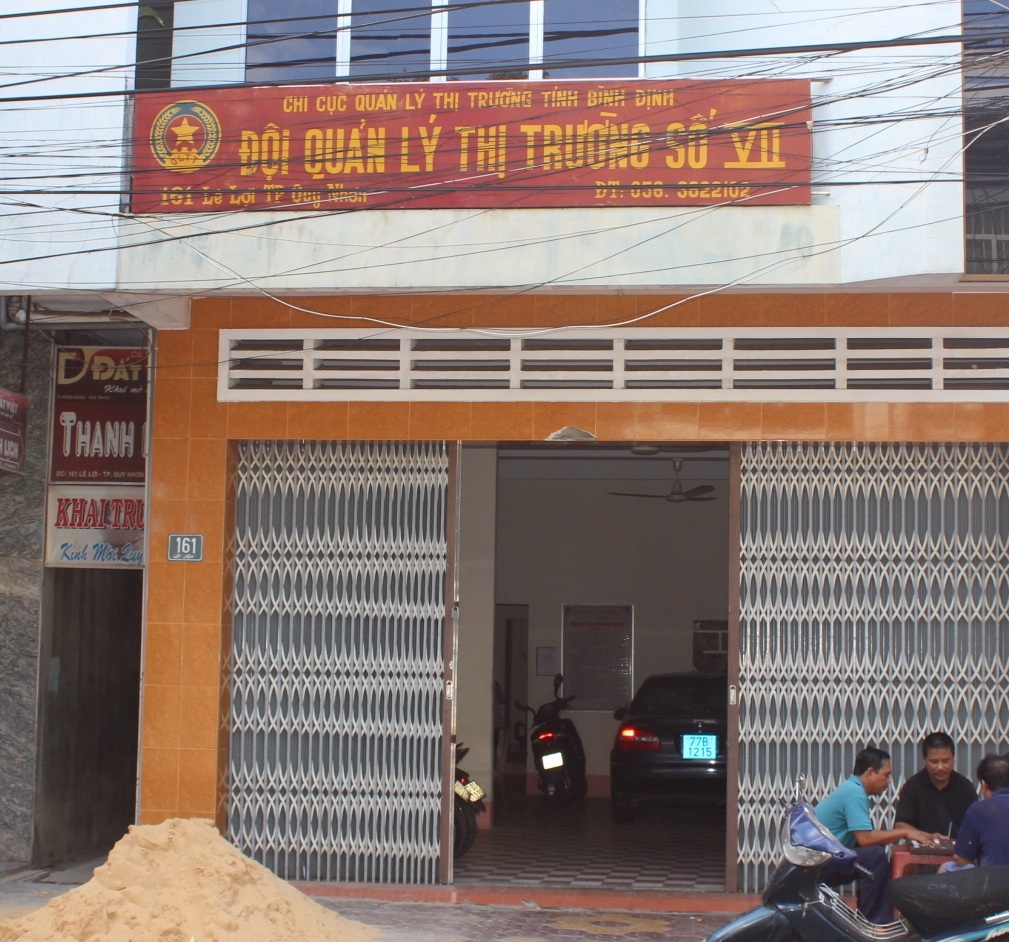 Đội QLTT số 7 nơi xảy ra kho bị rút ruột