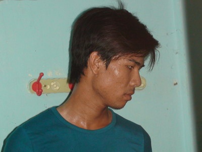 Đối tượng Trung bị cơ quan công an bắt giữ