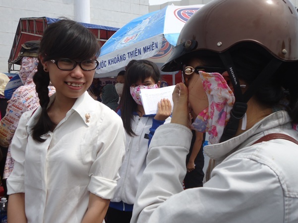 Mất khoảng 2 tiếng để Hồng hoàn thanh môn Địa lý.