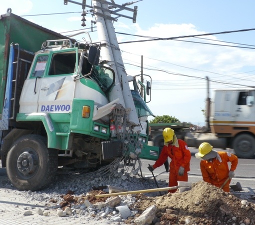 Hiện trường vụ tai nạn