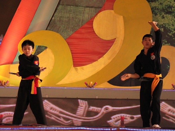 Những tiết mục nghệ thuật tại đêm bế mạc 