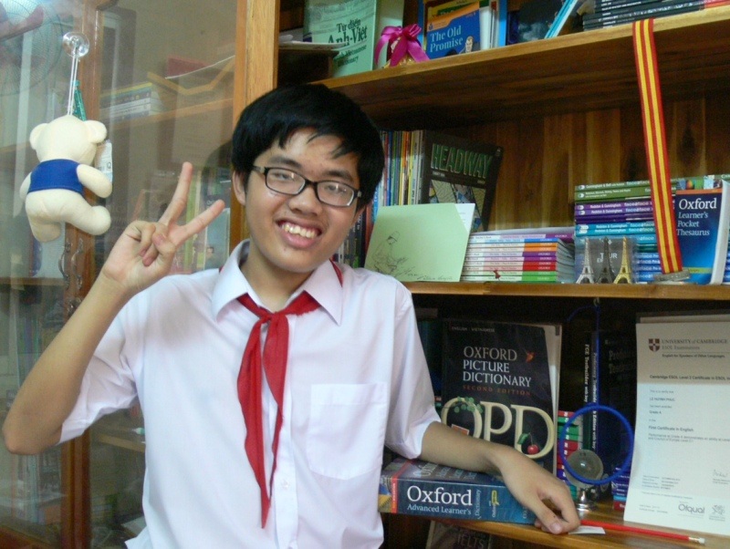 Học sinh đầu tiên của tỉnh Bình Định đạt 8 điểm TELTS