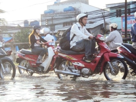 Nhiều nơi ở TPHCM nguy cơ ngập sâu, lũ ĐBSCL ở mức cao - 1 Nhiều nơi ở TPHCM nguy cơ ngập sâu, lũ ĐBSCL ở mức cao - 1