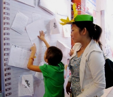 Nhật ký hướng dương của các bệnh nhi với những dòng chia sẻ đầy xúc động của người trong cuộc.