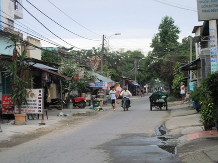 Ngoại ô TPHCM nghỉ xả hơi sáng đầu năm