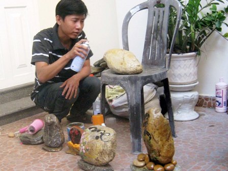 Quang Thi mong muốn sẽ hoàn thiện sản phẩm của mình trong năm mới