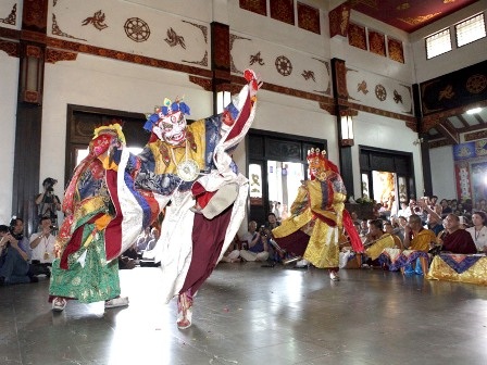 Nhiếp chính vương Gyalwa Dokhampa thăm chùa Vĩnh Nghiêm - 3 Vũ điệu Kim Cương thừa, triệu thỉnh Tứ Đại Kim Cương Hộ pháp