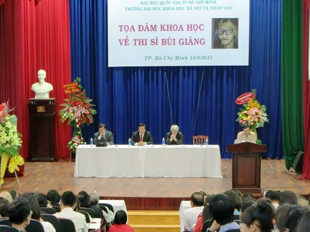Lần đầu tiên kể từ năm 1975, Bùi Giáng trở thành đề tài của một tọa đàm khoa học