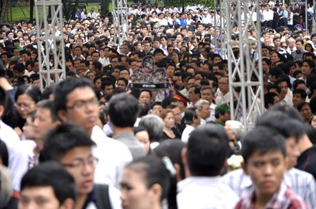 Trực tiếp lễ viếng Đại tướng Võ Nguyên Giáp