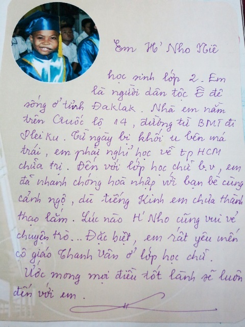 Lưu bút của cô Kim Phấn về những học trò đặc biệt của mình.