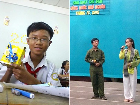 Đã có 7 năm luyện chữ nên nét bút của Xuân Thành rất thành thục, uyển chuyển