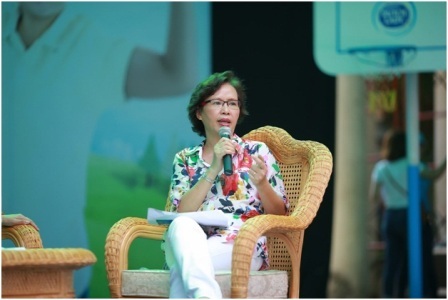 Cả phụ huynh và bé đều hào hứng tham gia các trò chơi tại chương trình