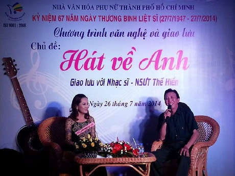 Nhạc sĩ Thế Hiển: “Tình yêu Tổ quốc từ người lính đảo ùa vào sáng tác của tôi” - 1 Nhạc sĩ Thế Hiển: “Tình yêu Tổ quốc từ người lính đảo ùa vào sáng tác của tôi”