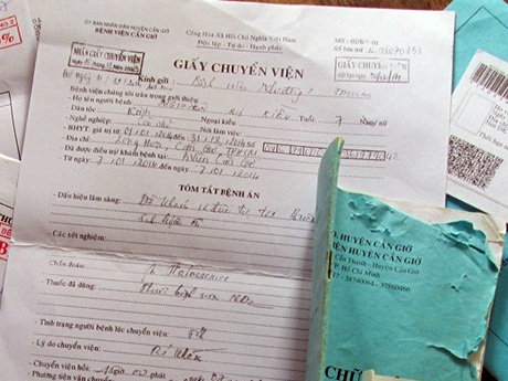 Bệnh thalassemia (thiếu máu) khiến bé Kiều phải thường xuyên vào viện truyền máu