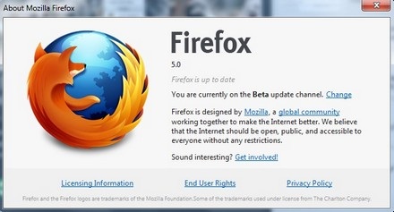 Ra mắt Firefox 5.0 Beta - Nhanh hơn và ổn định hơn - 1 Ra mắt Firefox 5.0 Beta - Nhanh hơn và ổn định hơn - 1