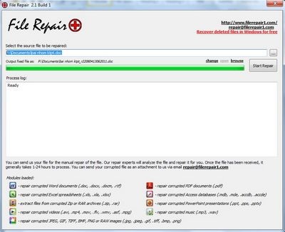 File Repair - “Chuyên gia” chỉnh sửa file bị lỗi - 3 File Repair - “Chuyên gia” chỉnh sửa file bị lỗi - 3