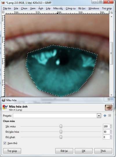 Thủ thuật thay đổi màu mắt để tạo cá tính cho hình ảnh - 7