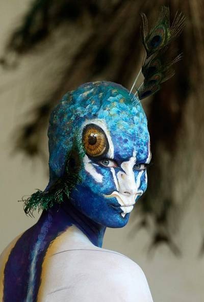 Lễ hội vẽ tranh trên cơ thể người lớn nhất thế giới - 3 Lễ hội vẽ tranh trên cơ thể người lớn nhất thế giới - 3