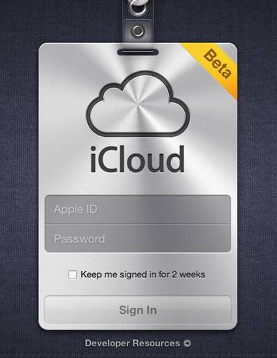 Apple thử nghiệm bản Beta “dịch vụ đám mây” iCloud - 1 Apple thử nghiệm bản Beta “dịch vụ đám mây” iCloud - 1
