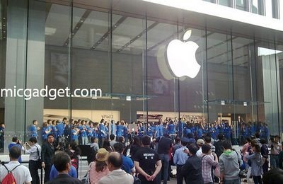 Khai trương Apple Store lớn nhất thế giới tại Thượng Hải - 1 Khai trương Apple Store lớn nhất thế giới tại Thượng Hải - 1