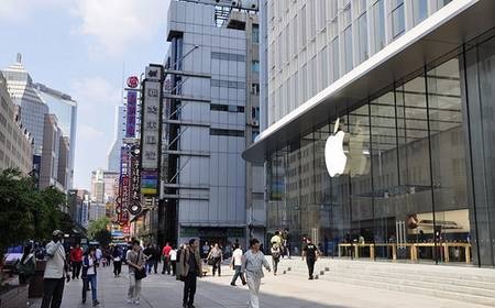 Bên trong cửa hàng Apple Store lớn nhất thế giới - 1 Bên trong cửa hàng Apple Store lớn nhất thế giới - 1