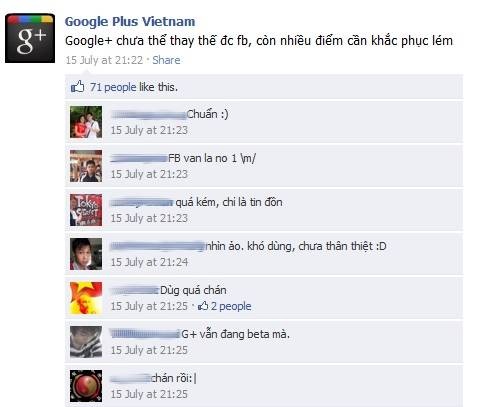 Cộng đồng mạng Việt "chán" với Google+ - 1 Cộng đồng mạng Việt "chán" với Google+ - 1