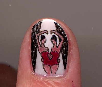 Tác phẩm nghệ thuật trên móng tay - 2