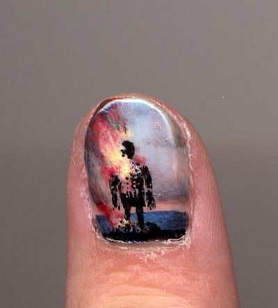 Tác phẩm nghệ thuật trên móng tay - 9