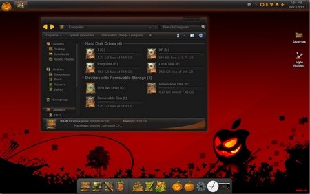 “Hoá trang” cho desktop đón Halloween - 15 “Hoá trang” cho desktop đón Halloween - 15