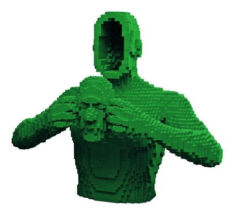 Những tác phẩm điêu khắc tạo nên từ trò ghép hình Lego - 6 Những tác phẩm điêu khắc tạo nên từ trò ghép hình Lego - 6