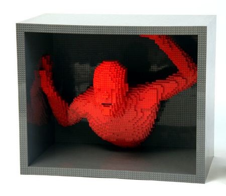 Những tác phẩm điêu khắc tạo nên từ trò ghép hình Lego - 9 Những tác phẩm điêu khắc tạo nên từ trò ghép hình Lego - 9