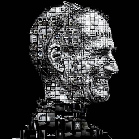 "Tuyệt tác" của fan dành tặng cho Steve Jobs - 1