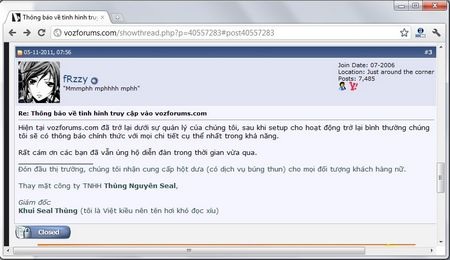 Tên miền hai website lớn của Việt Nam trở về chủ cũ - 2 Tên miền hai website lớn của Việt Nam trở về chủ cũ - 2