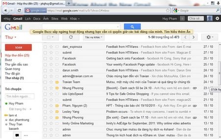 Khám phá những tính năng và giao diện mới của GMail - 2