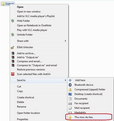 Giúp tác dụng “send to” của Windows hữu dụng rộng lớn - 4 Giúp tác dụng “send to” của Windows hữu dụng rộng lớn - 4