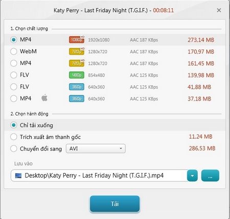 Download video từ hơn 10 ngàn website khác nhau - 4 Download video từ hơn 10 ngàn website khác nhau - 4