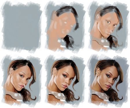 Vẽ chân dung người nổi tiếng cực đẹp bằng iPad - 1 Vẽ chân dung người nổi tiếng cực đẹp bằng iPad - 1