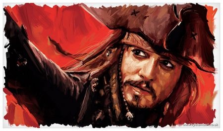 Vẽ chân dung người nổi tiếng cực đẹp bằng iPad - 7 Vẽ chân dung người nổi tiếng cực đẹp bằng iPad - 7