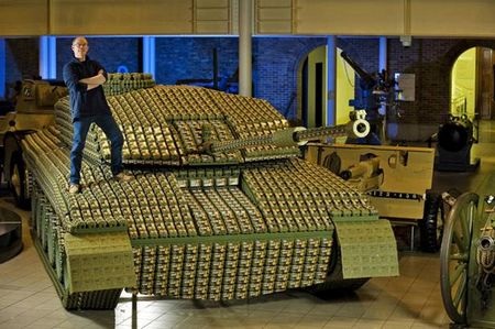 Chế tạo xe tăng từ hộp giấy - 2