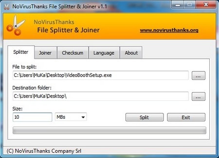 Cắt nhỏ file dung lượng lớn để dễ dàng chia sẻ