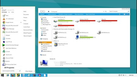 “Lột xác” để biến Windows 7 thành Windows 8