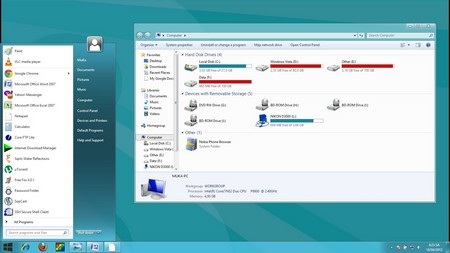 “Lột xác” để biến Windows 7 thành Windows 8