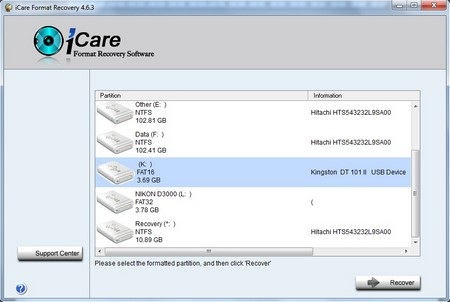 Dễ dàng khôi phục dữ liệu bị mất do format ổ đĩa