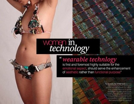 Nóng bỏng bộ bikini làm từ… linh kiện máy tính