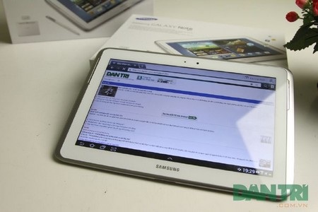 Duyệt web trên Galaxy Note 10.1