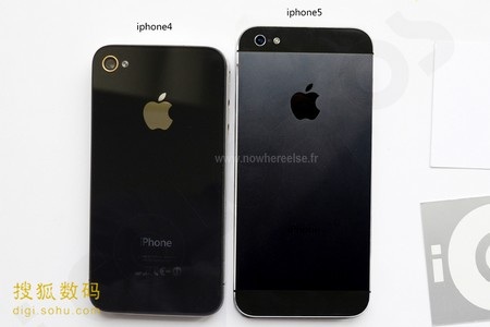 So sánh mặt của iPhone mới với iPhone 4...