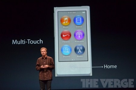 iPod thế hệ mới mỏng hơn, "sức mạnh" ngang ngửa iPhone 5 - 3 Mặt trước tích hợp thêm nút Home, tương tự trên iPhone